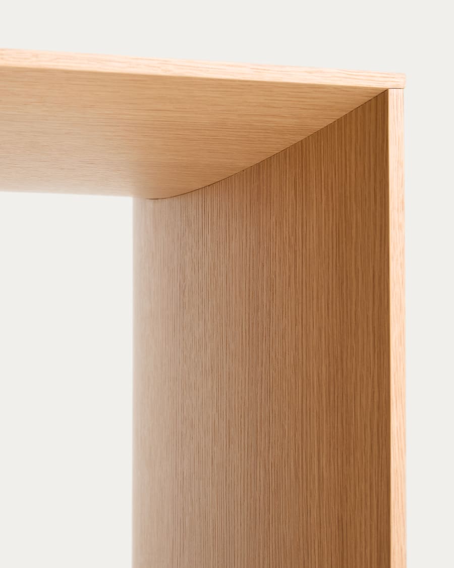Schreibtisch Litto in Eichenfurnier 140 x 60 cm