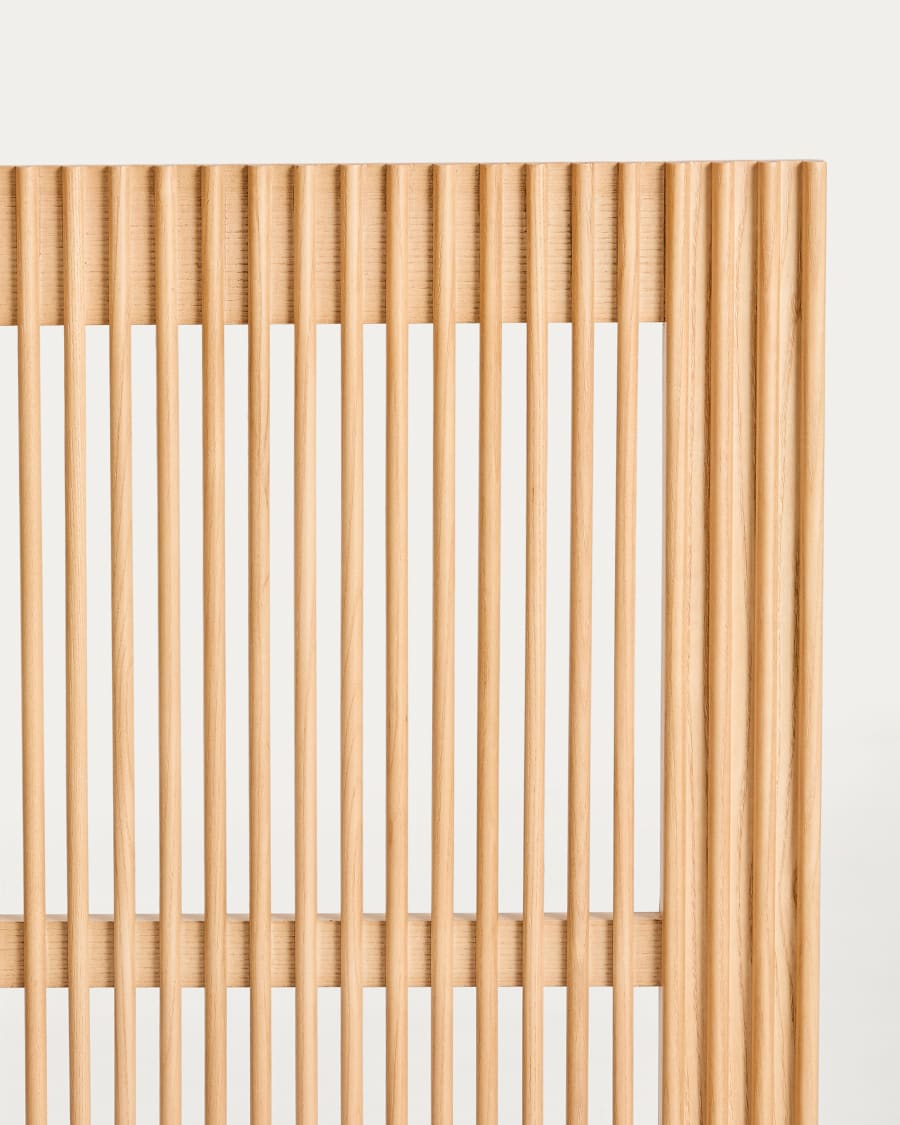 Beyla solid oak wood headboard for 90cm bed FSC 100%