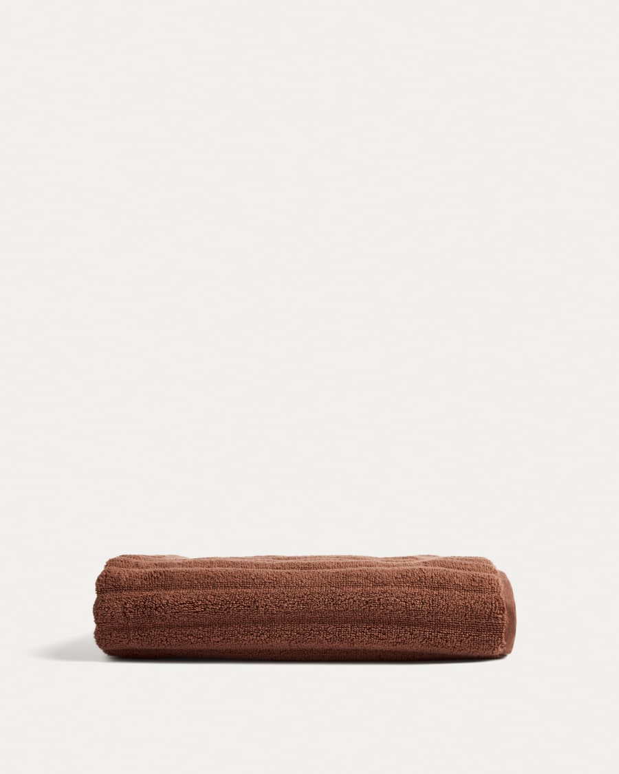 Navira 100% cotton dark brown hand towel 50 x 90cm