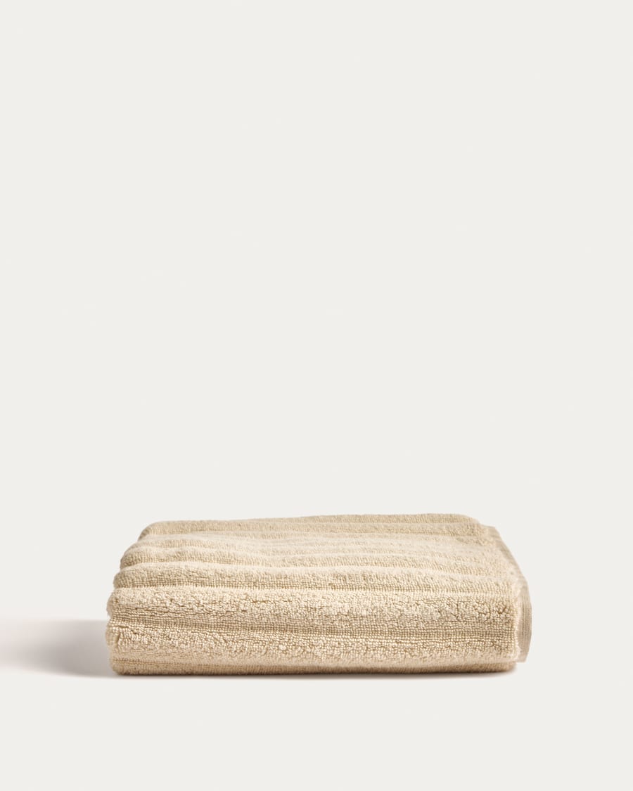 Navira 100% cotton beige hand towel 50 x 90cm