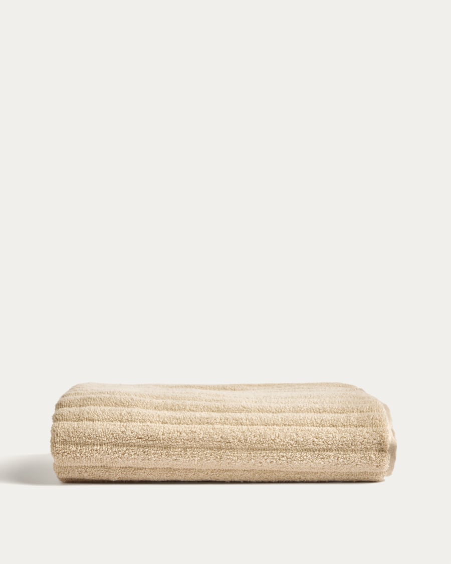 Navira 100% cotton beige bath towel 70 x 140cm