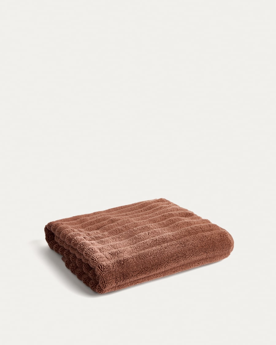 Navira 100% cotton dark brown hand towel 50 x 90cm