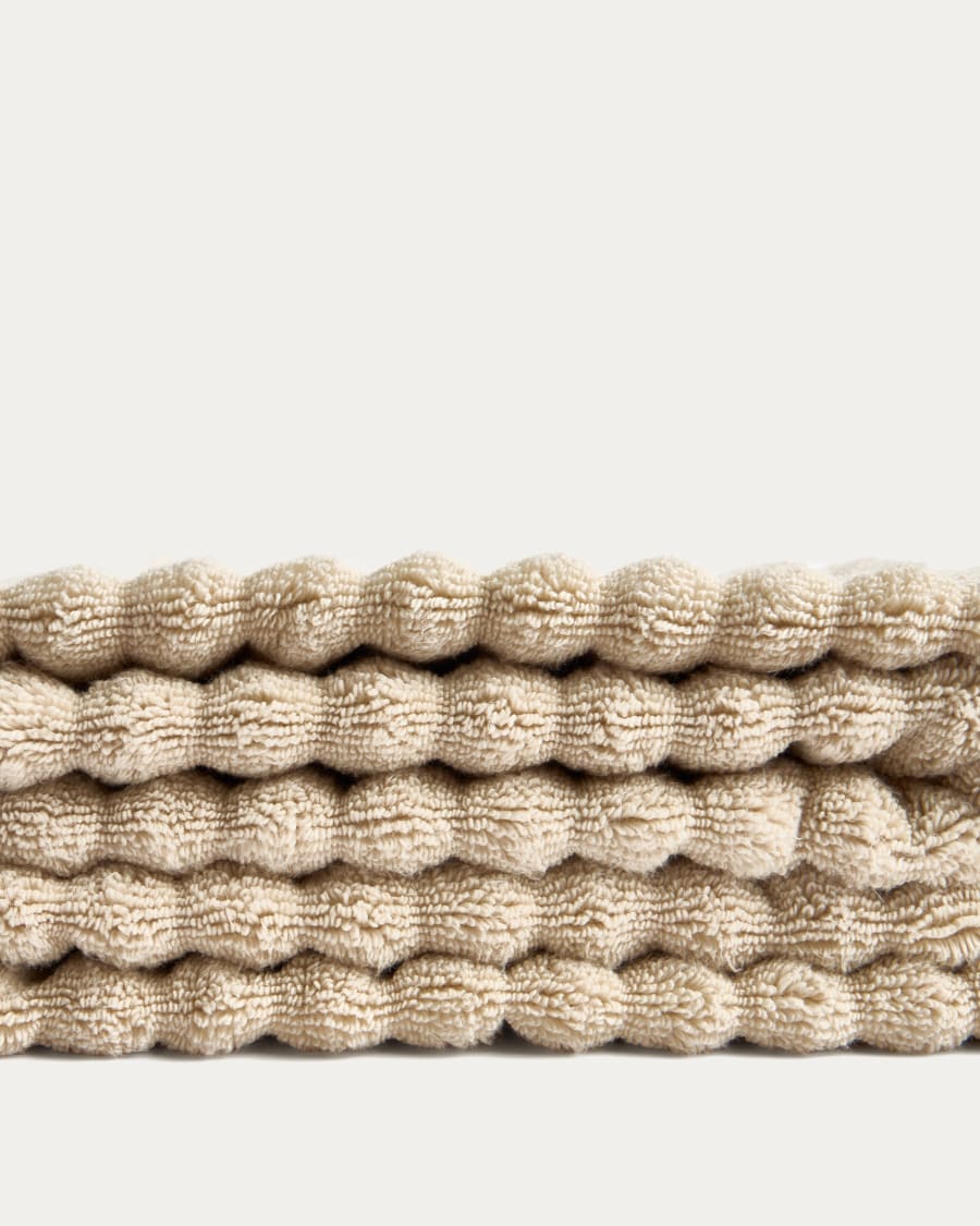Navira 100% cotton beige bath towel 70 x 140cm