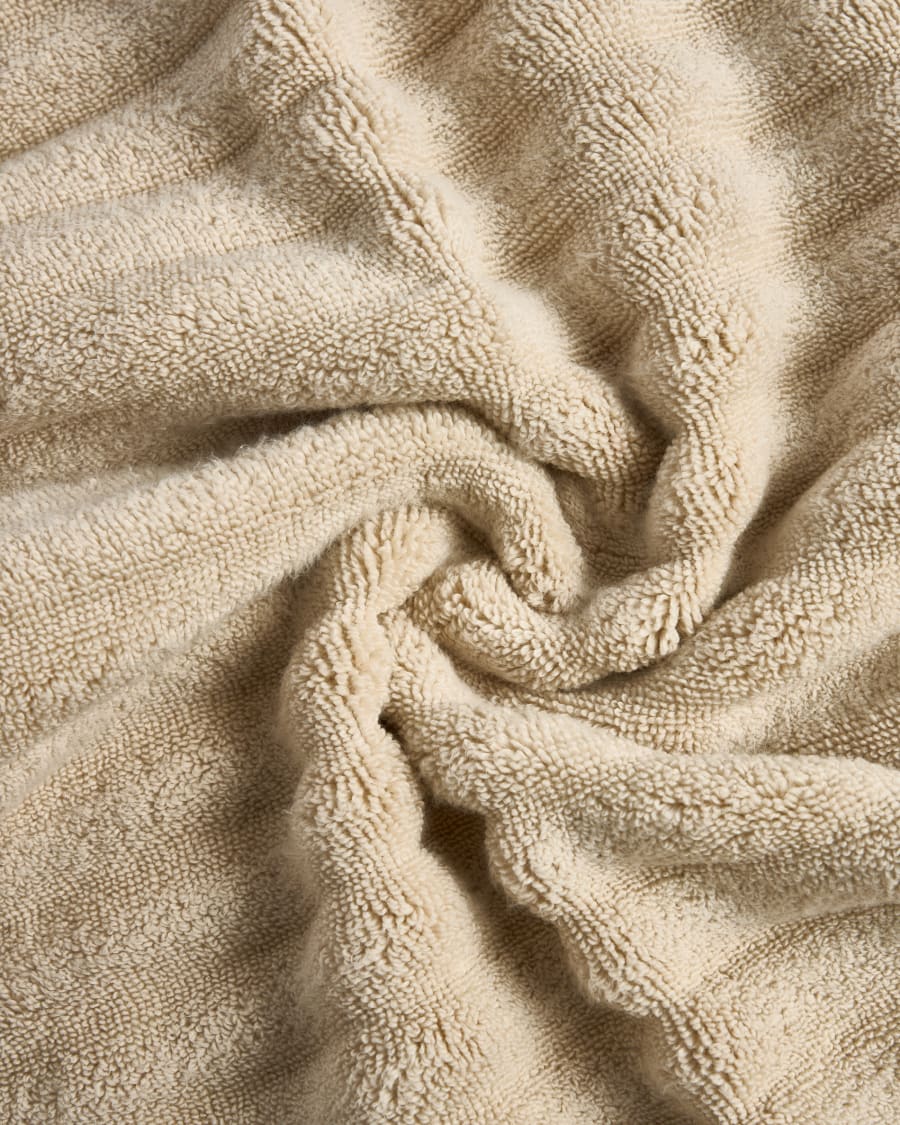 Navira 100% cotton beige face towel 30 x 50cm