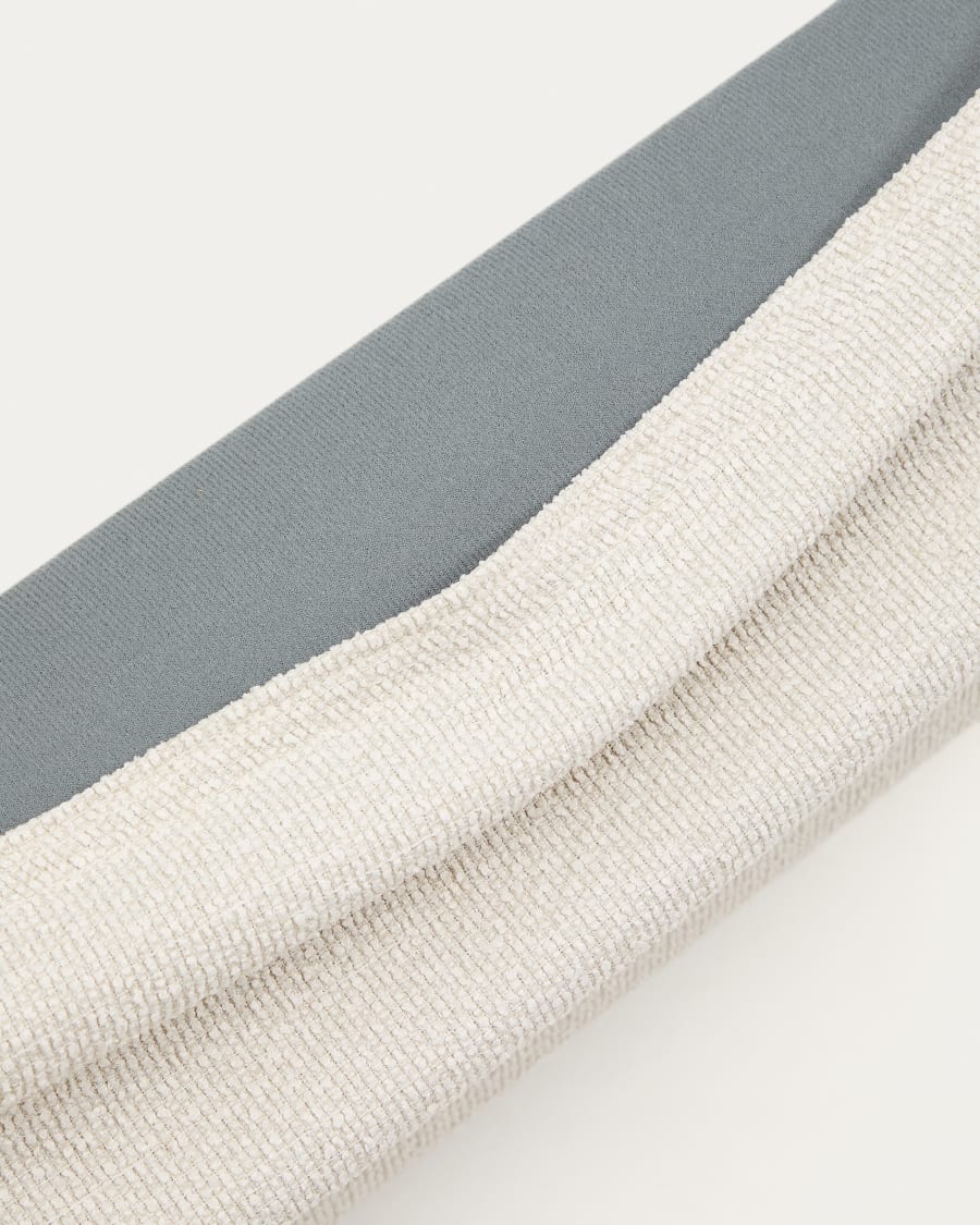 Martina bed cover in ecru chenille for mattress 90 x 200cm