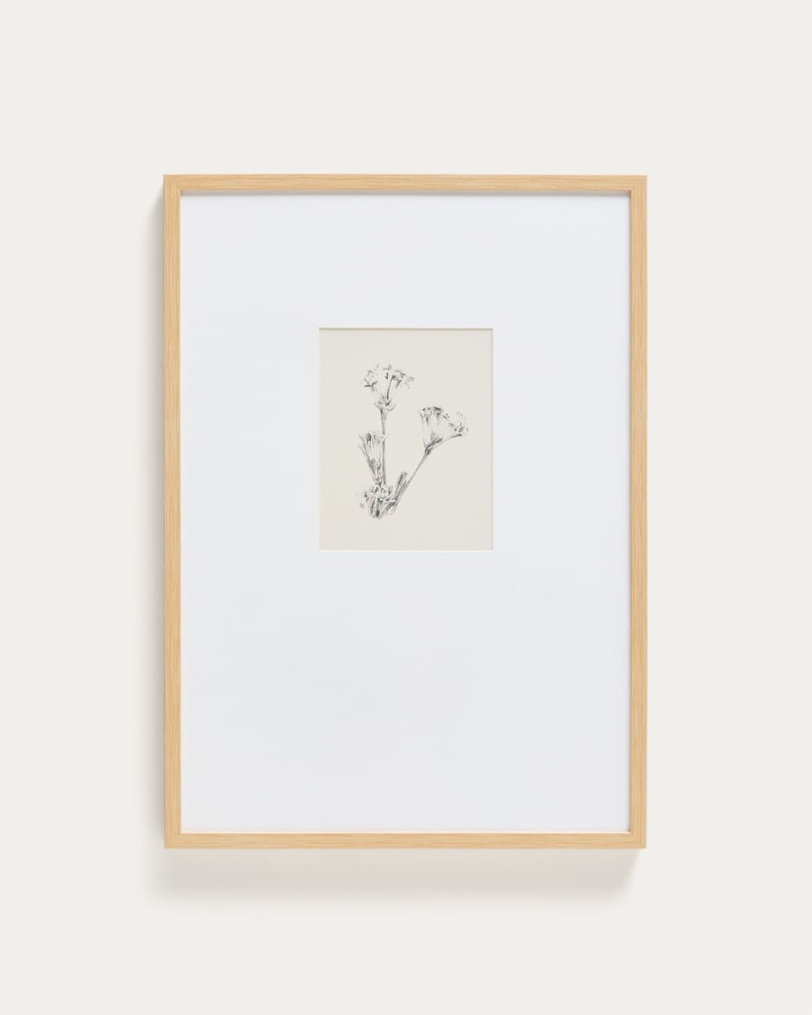 Lirena picture with botanical illustration 50 x 70cm