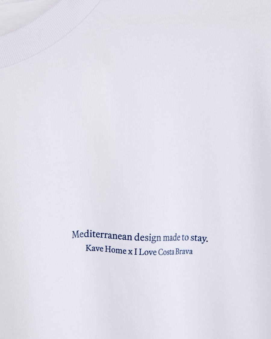 Unisex T-shirt I Love Costa Brava x Kave Home, 100% cotton, colour white, size S