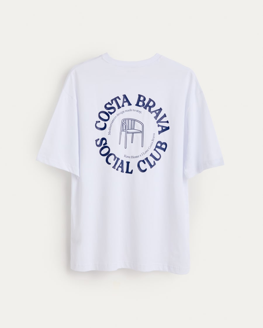 Unisex T-shirt I Love Costa Brava x Kave Home, 100% cotton, colour white, size S