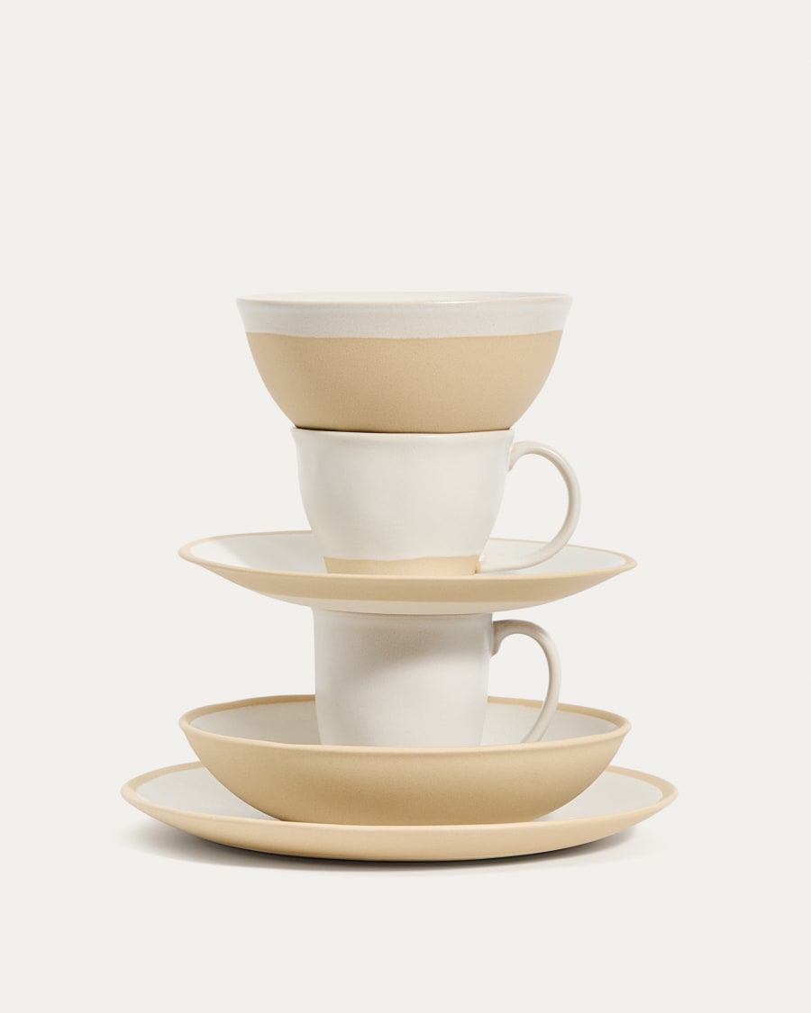 Beige Azir large ceramic mug