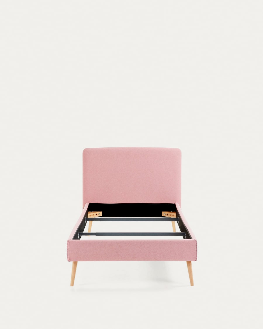 Dyla bed cover for a 90 x 190 cm mattress in pink