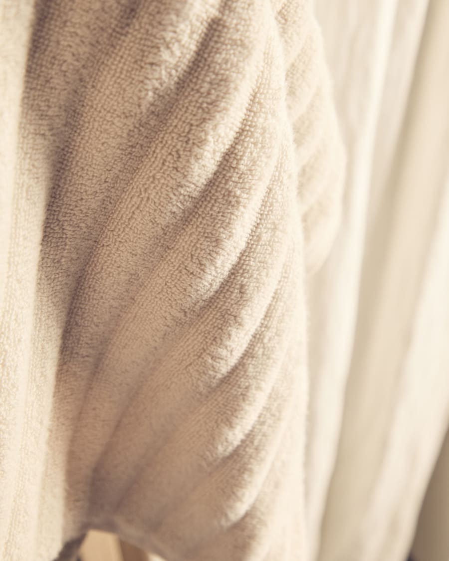 Navira 100% cotton beige hand towel 50 x 90cm