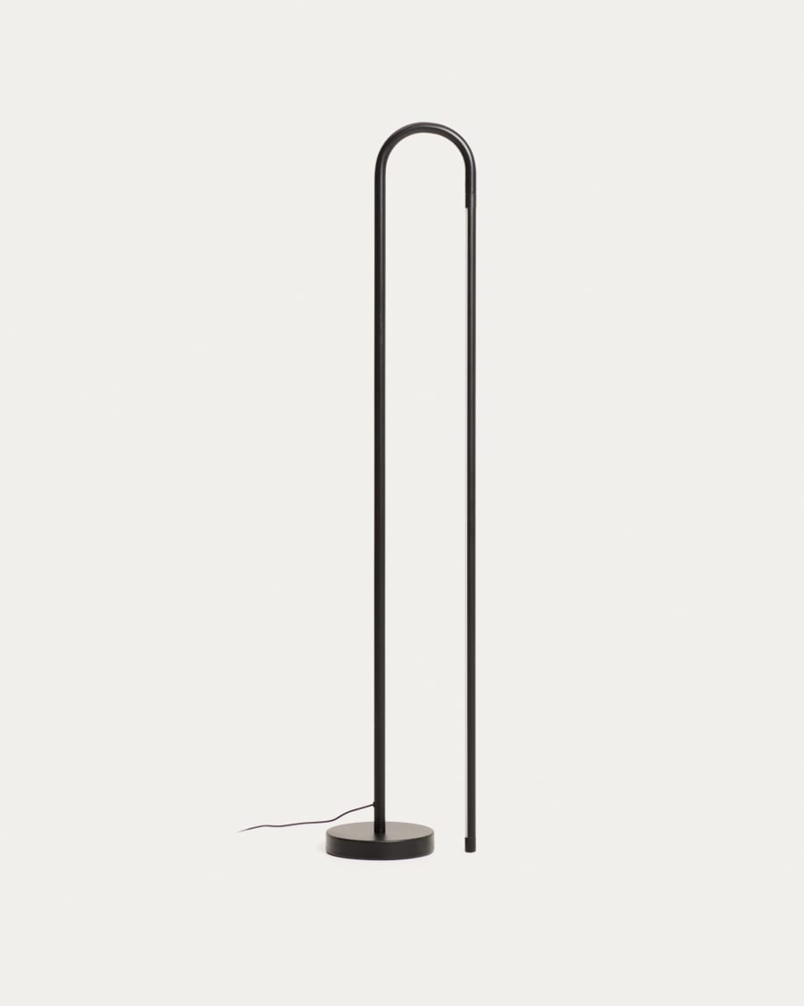 Lampadaire Bow en aluminium noir