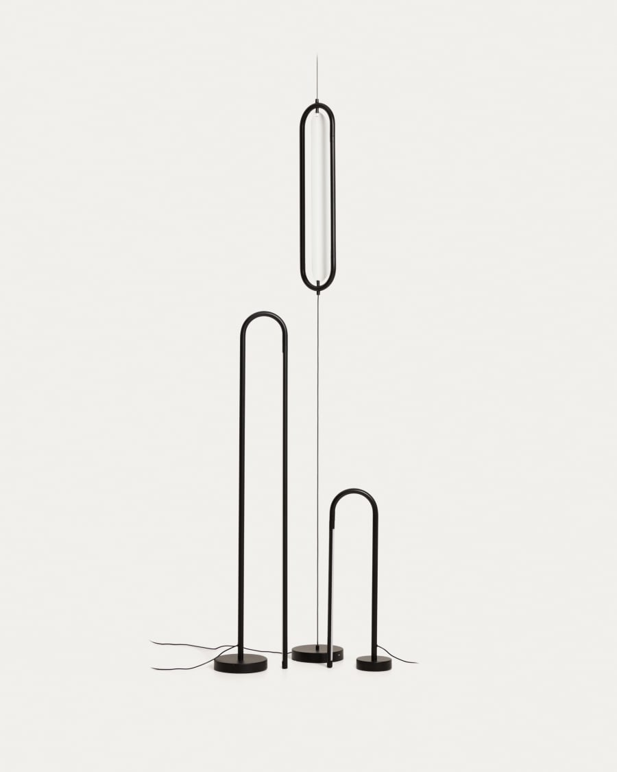 Lampe de table Bow en aluminium noir
