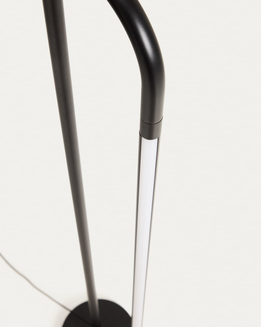 Lampadaire Bow en aluminium noir