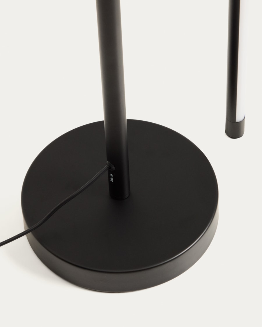 Lampadaire Bow en aluminium noir