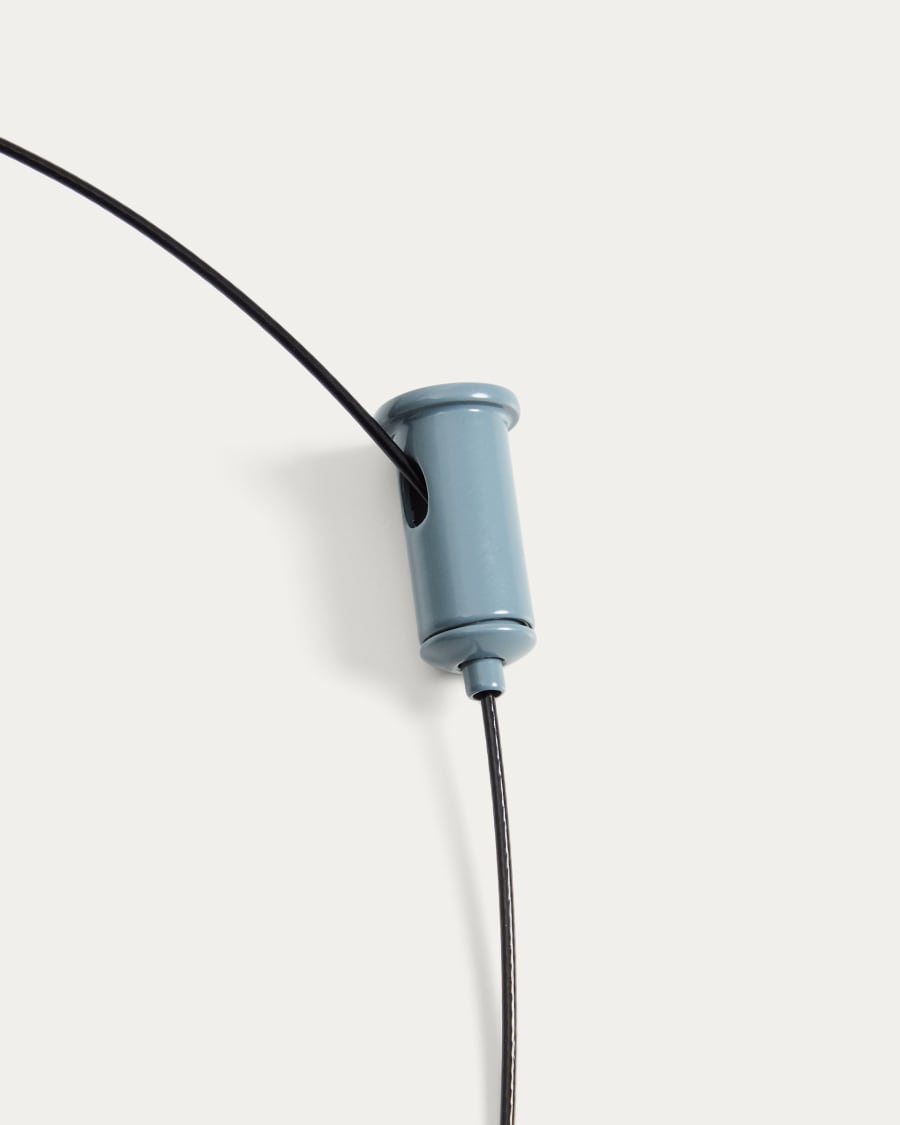 Lampada da soffitto portatile Porte in alluminio blu Ø 16 cm