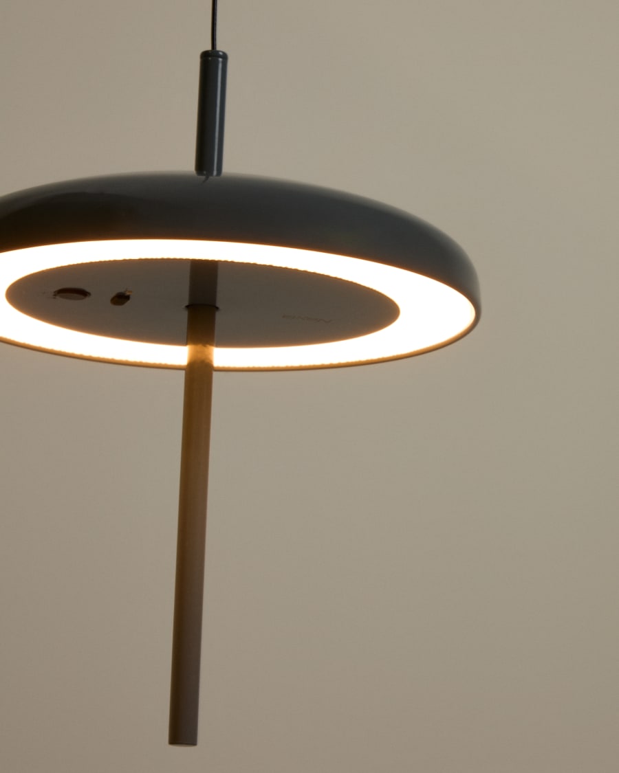 Lampada da soffitto portatile Porte in alluminio blu Ø 16 cm