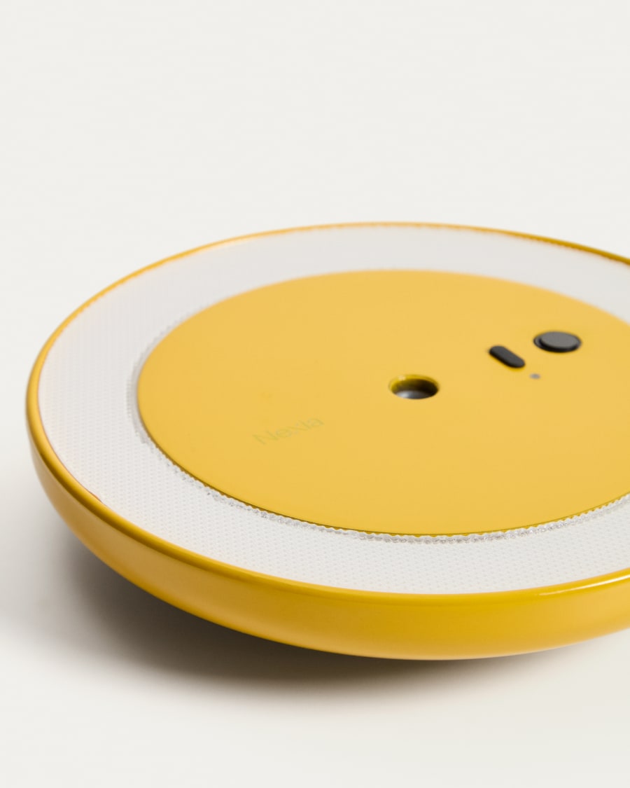 Lampe de table portable Porte en aluminium jaune