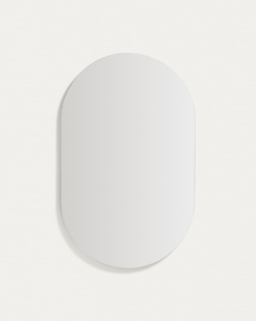 Donia oval bathroom mirror 80 x 50cm