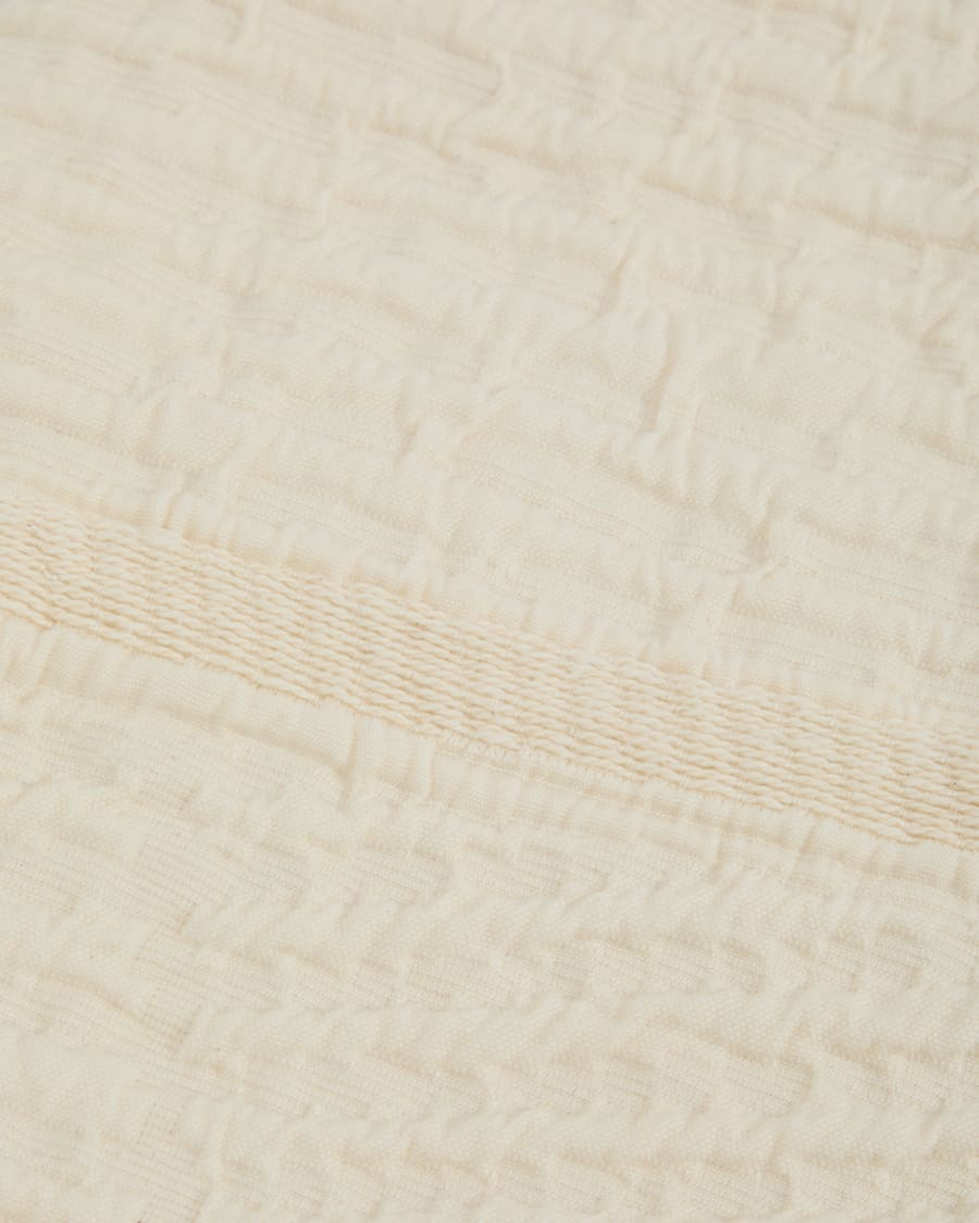 Raylo bedspread in 100% cotton with striped structure for 150/160 cm bed