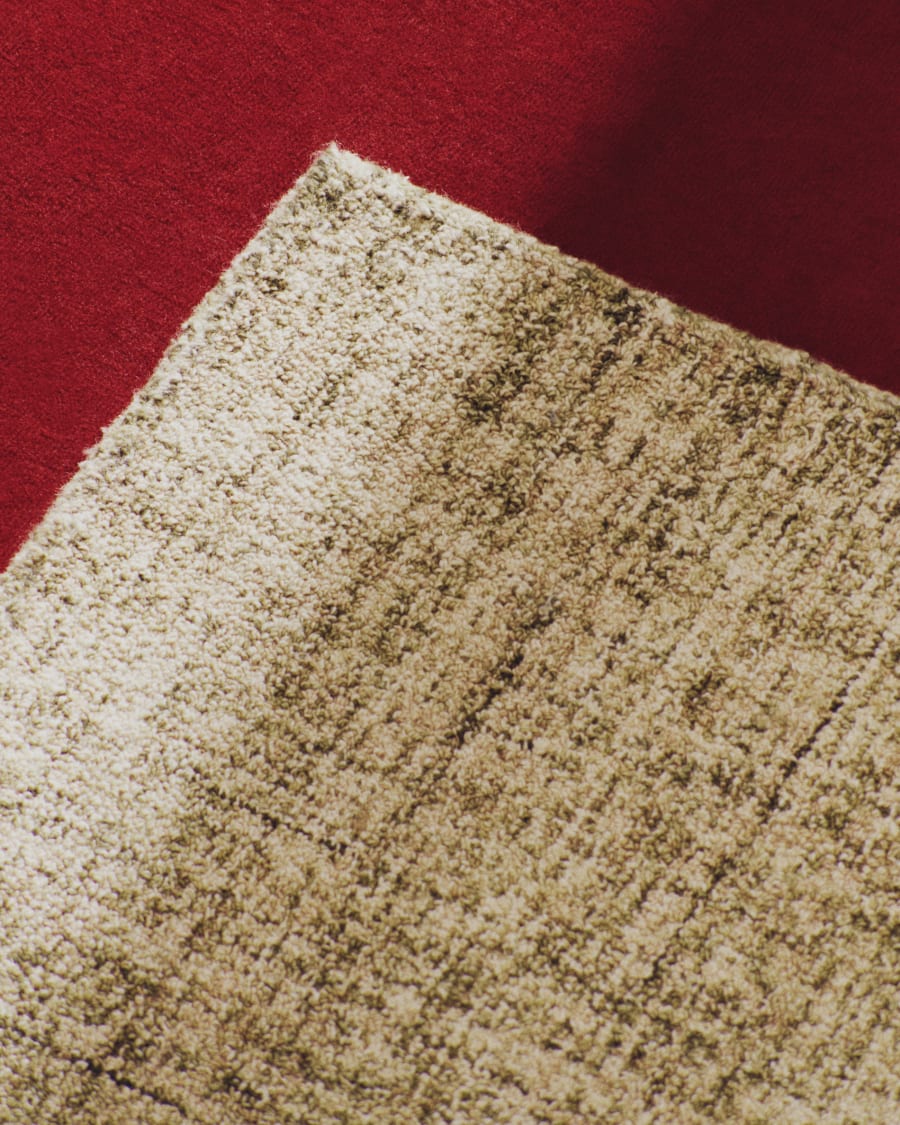 Zarn mini bouclé effect wool blend rug 200 x 300cm