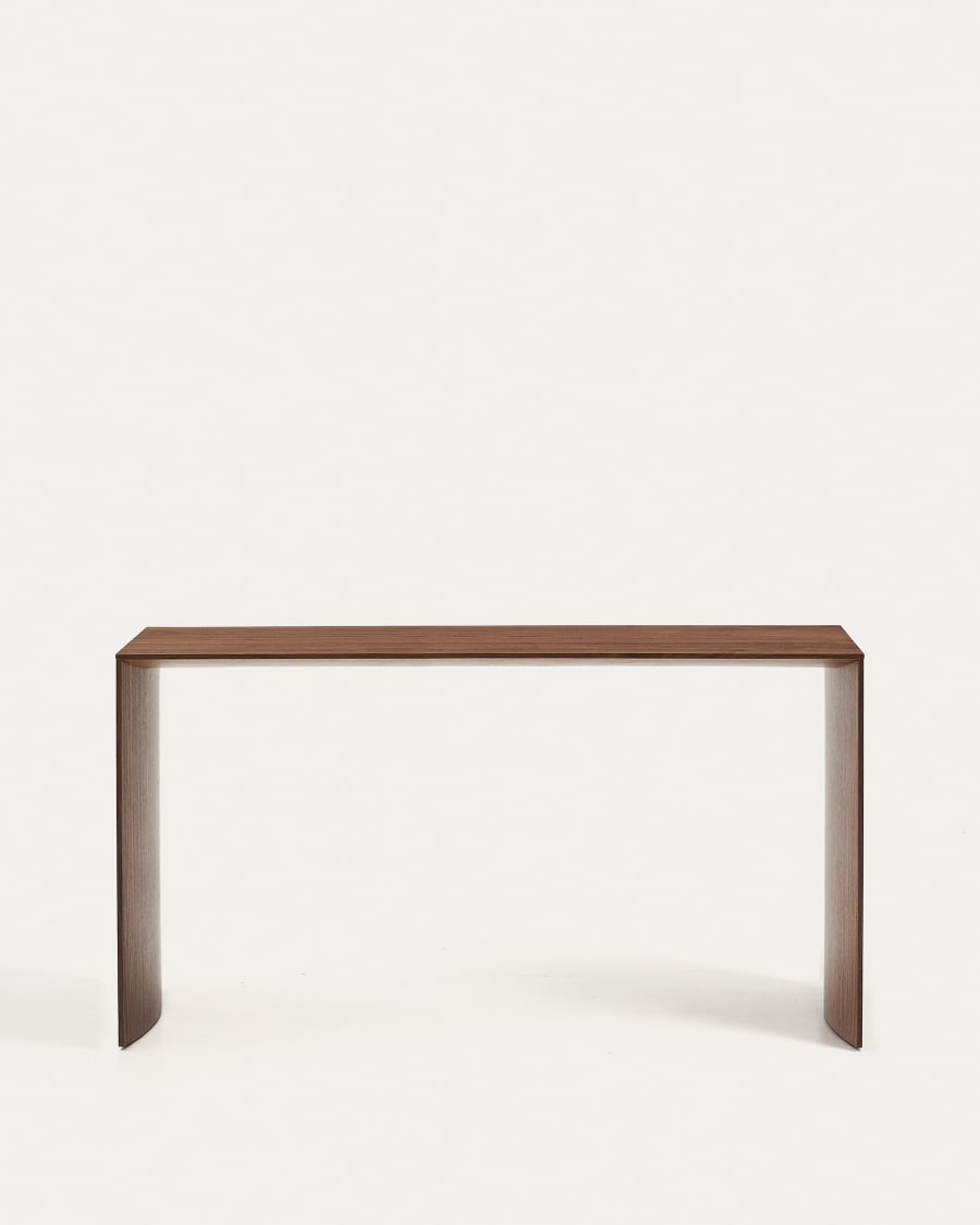 Schreibtisch Litto in Nussbaumfurnier 140 x 60 cm