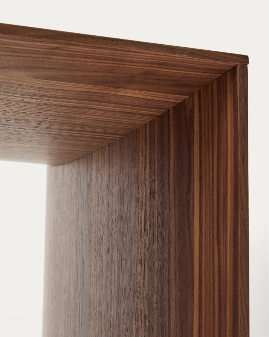 Schreibtisch Litto in Nussbaumfurnier 140 x 60 cm