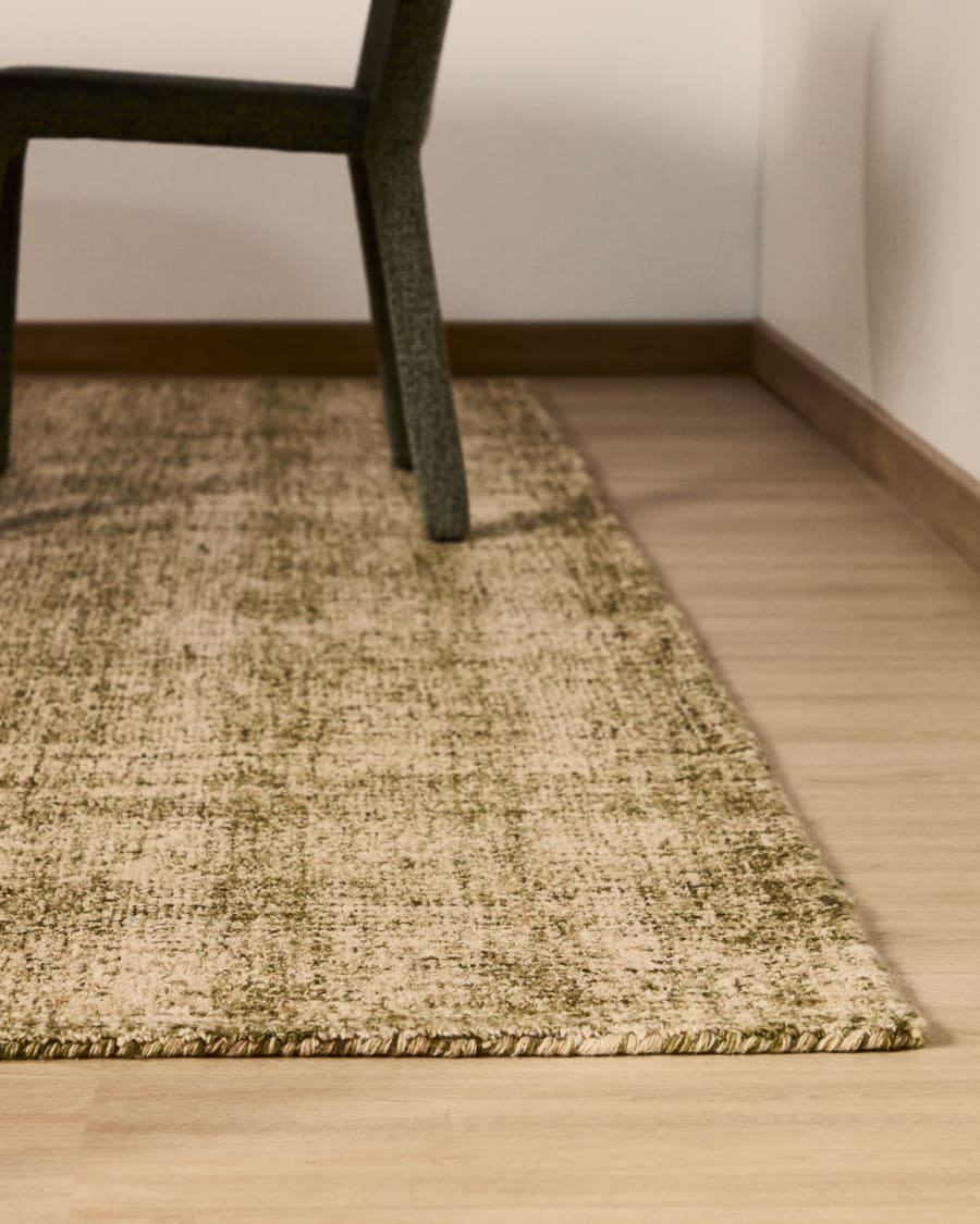 Zarn mini bouclé effect wool blend rug 200 x 300cm