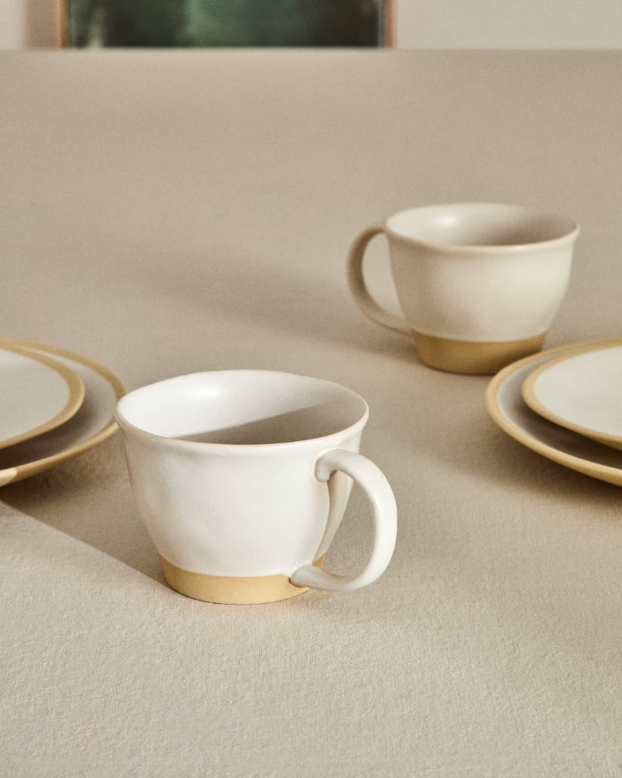 Beige Azir large ceramic mug