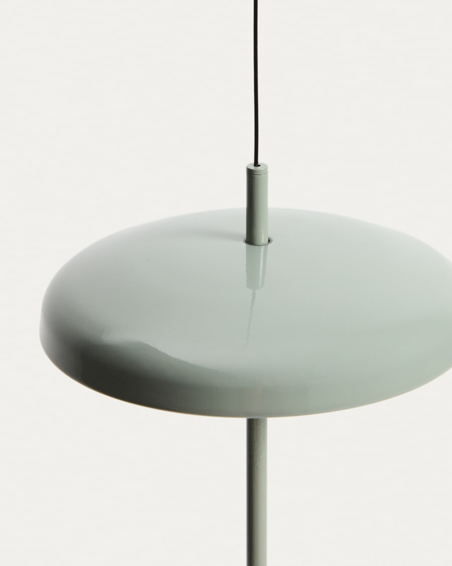 Plafonnier portable Porte en aluminium vert clair Ø 16 cm