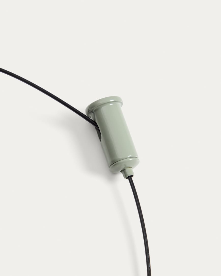 Plafonnier portable Porte en aluminium vert clair Ø 16 cm