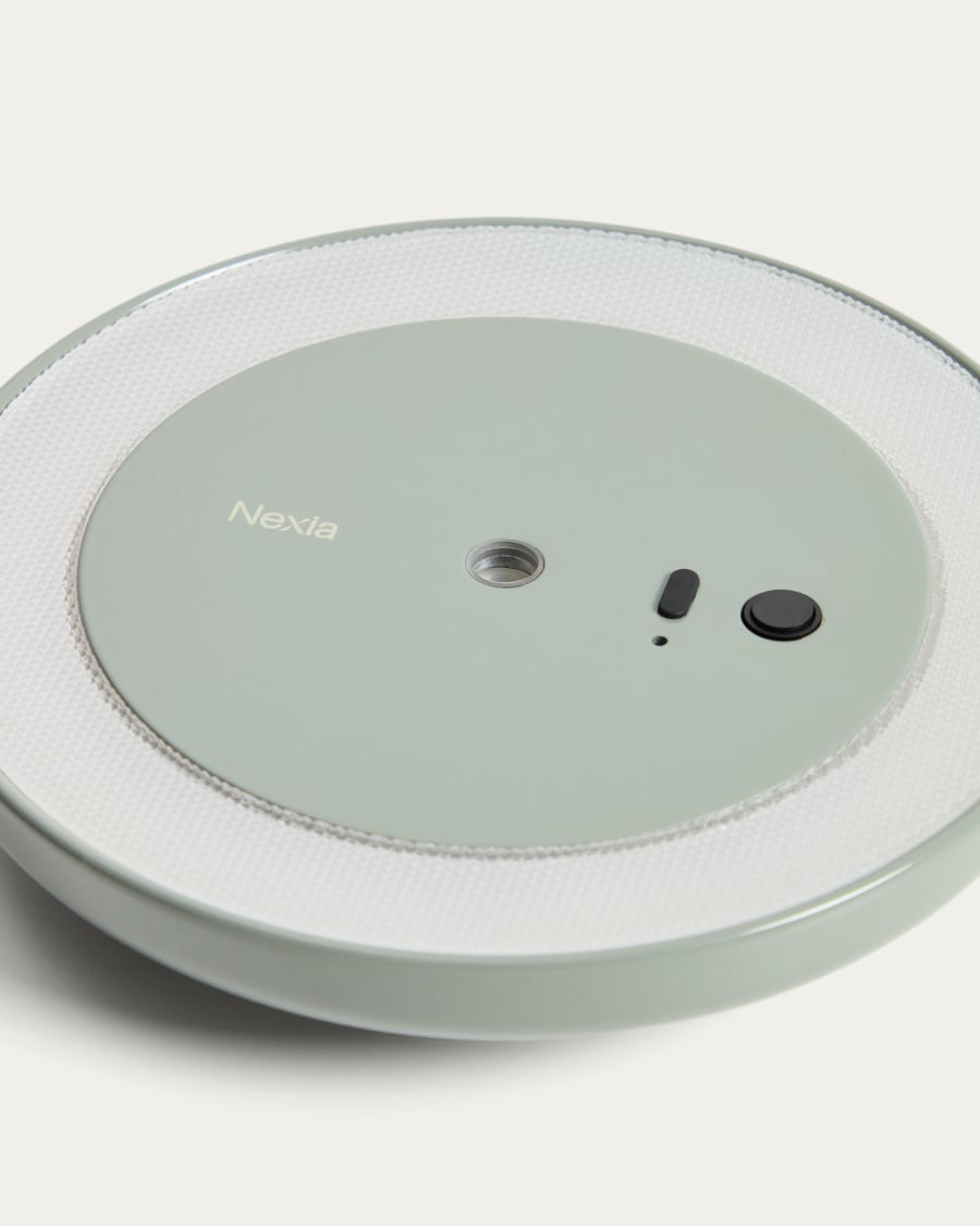 Lampe de table portable Porte en métal vert clair