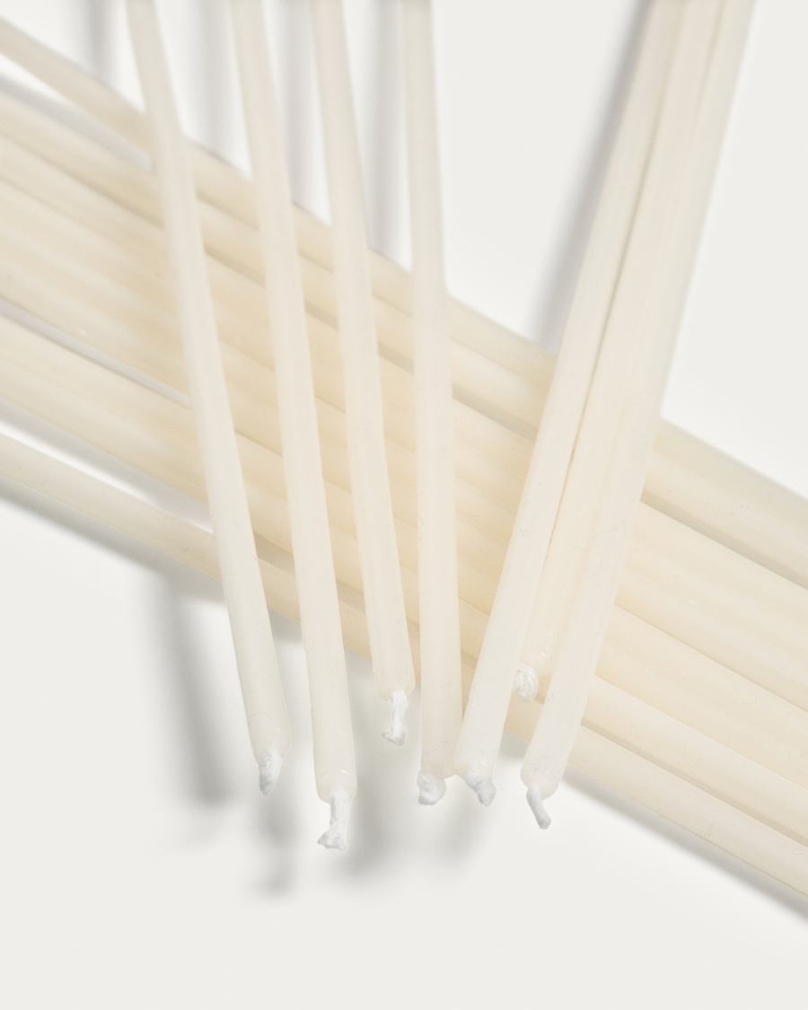 Set Solvin di 20 candele beige
