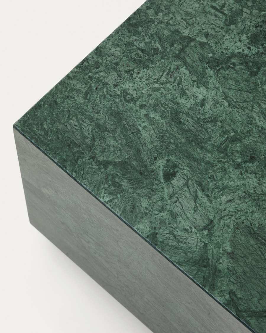 Tavolino da salotto Sorein in marmo verde 100 x 50 cm