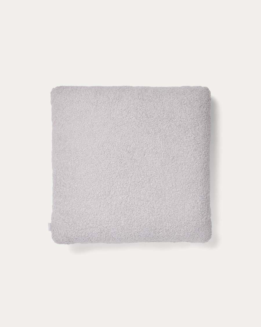 Martina grey bouclé cushion 52 x 52 cm