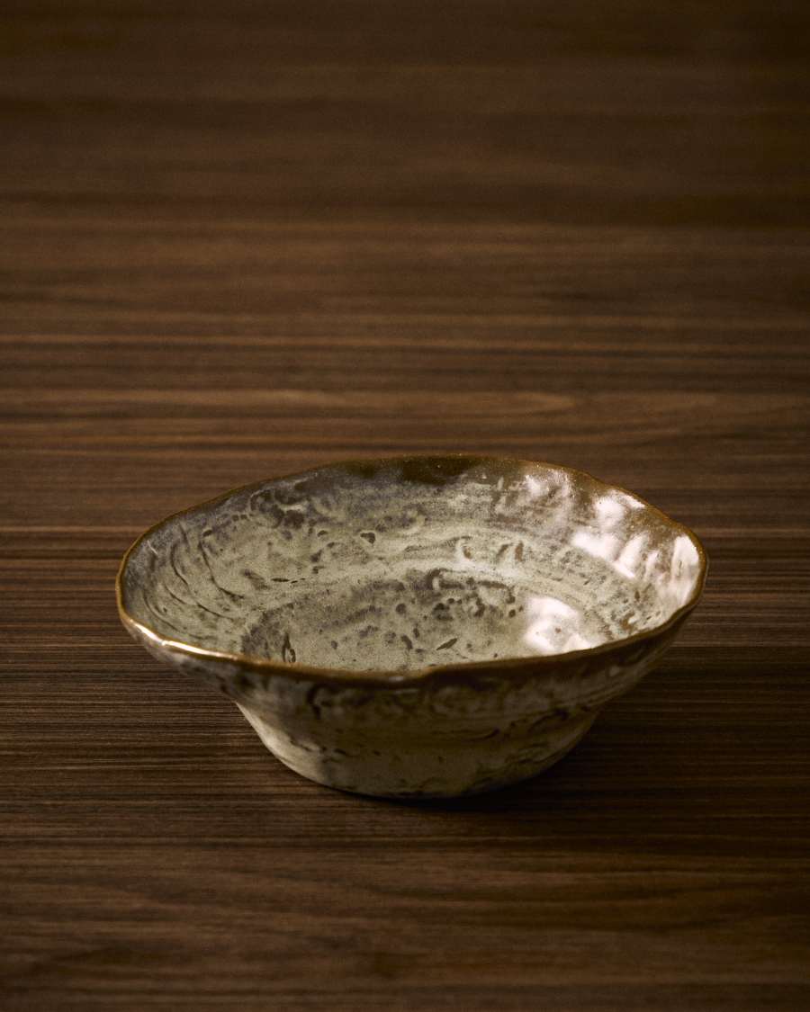 Κεραμικό βαθύ πιάτο Alenia γκρι