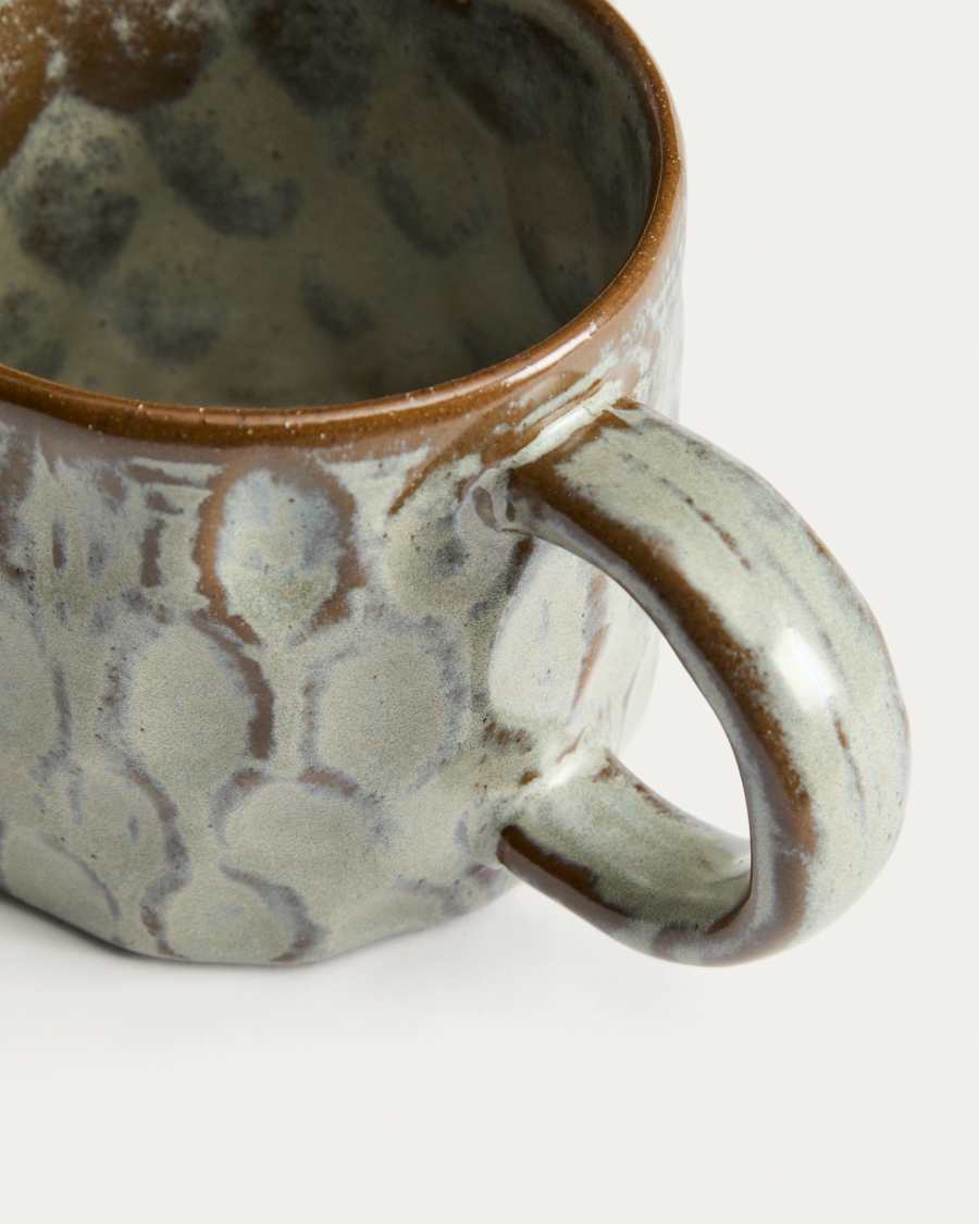 Alenia mug in grey ceramic