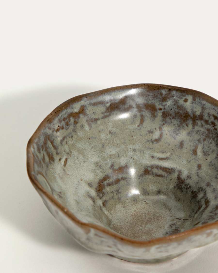 Alenia grey ceramic bowl