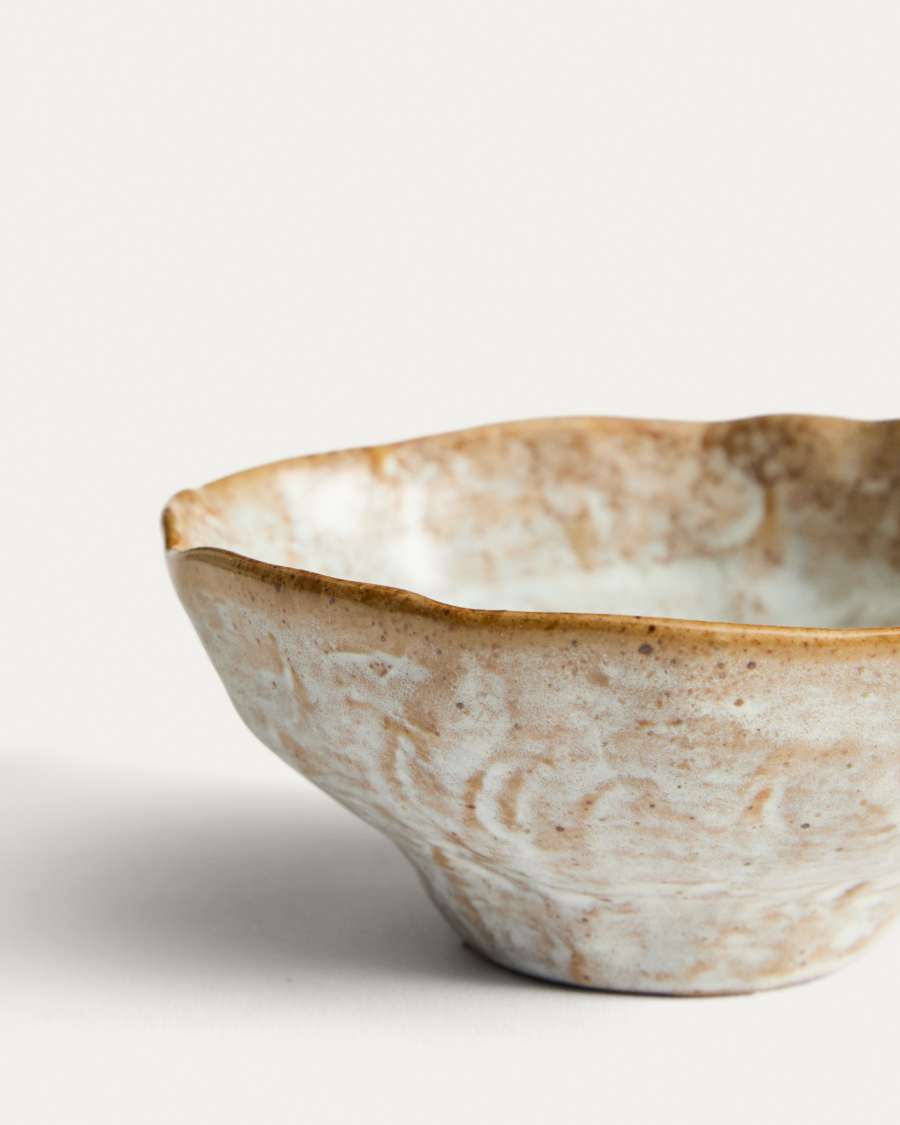 Alenia brown ceramic bowl