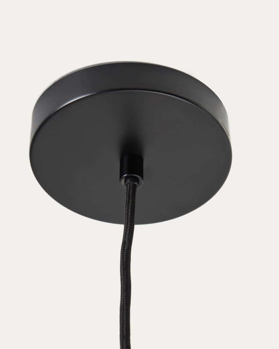 Lampada da soffitto Drava in ceramica bordeaux