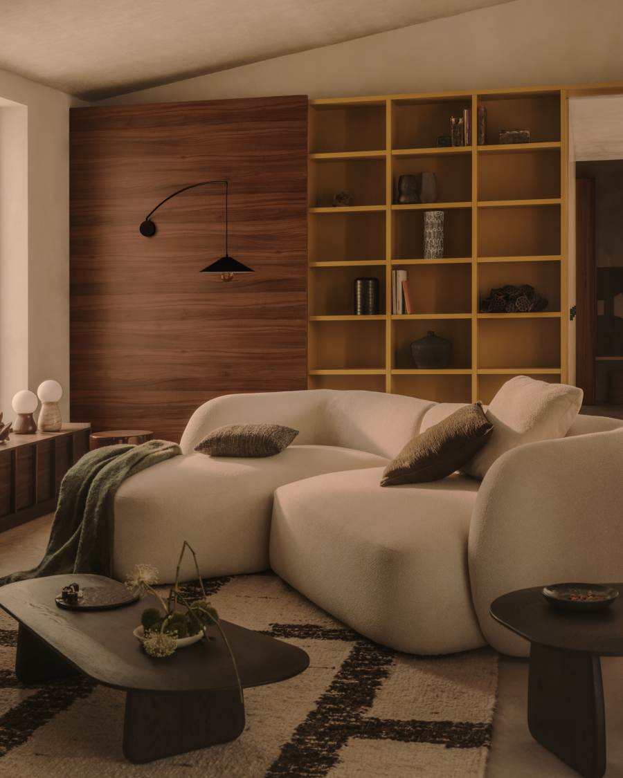 Kally wall lamp in a black painted finish