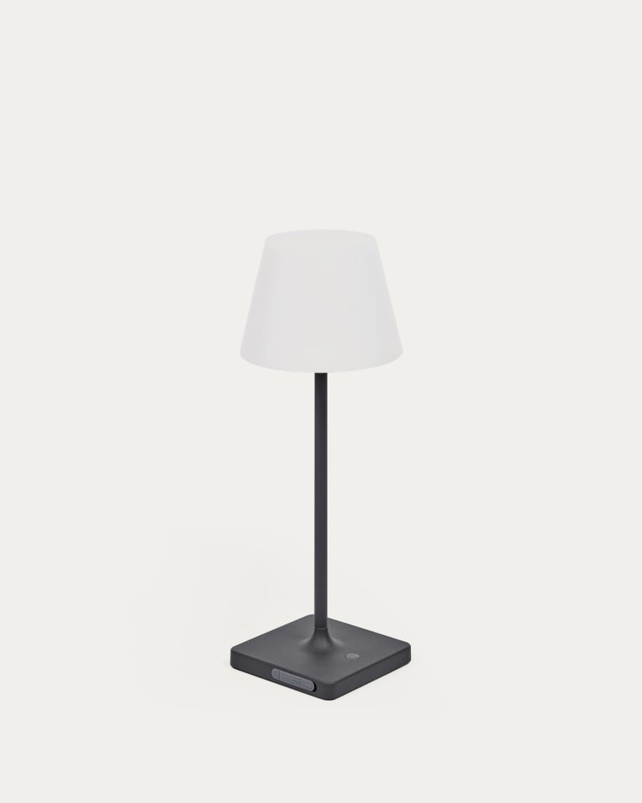 Outdoor Aluney table lamp in black finish