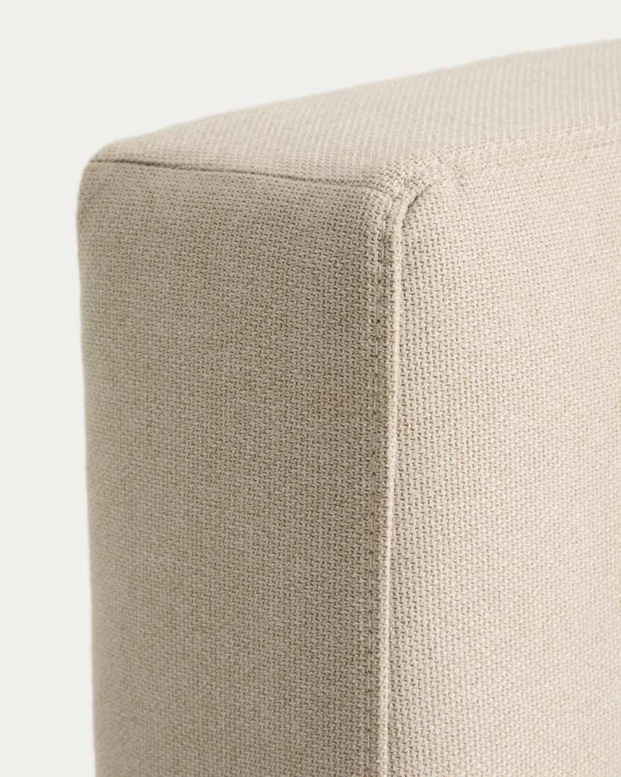 Blok ecru headboard with removable cover for bed up to 90cm