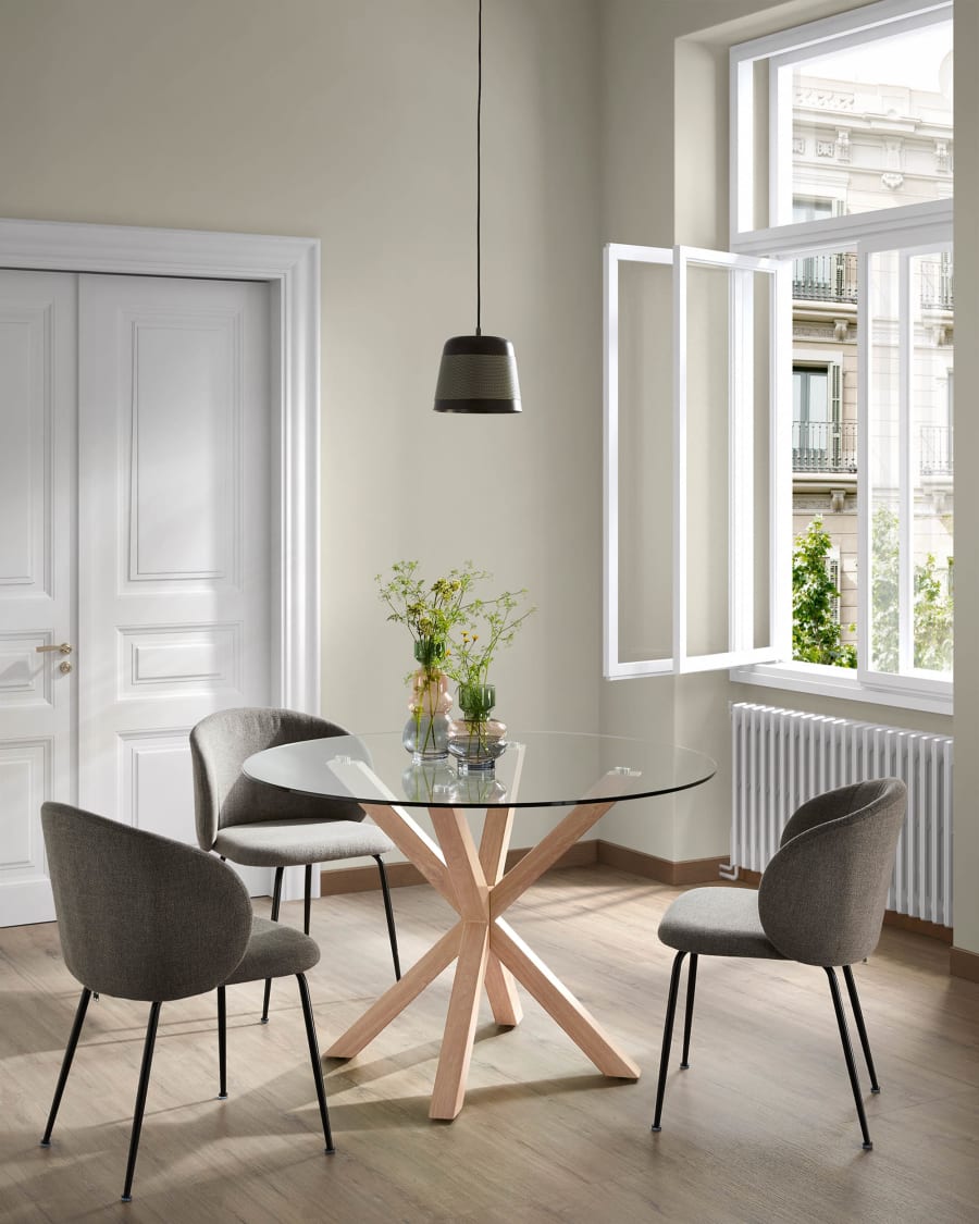 Dining room deals chairs dark grey