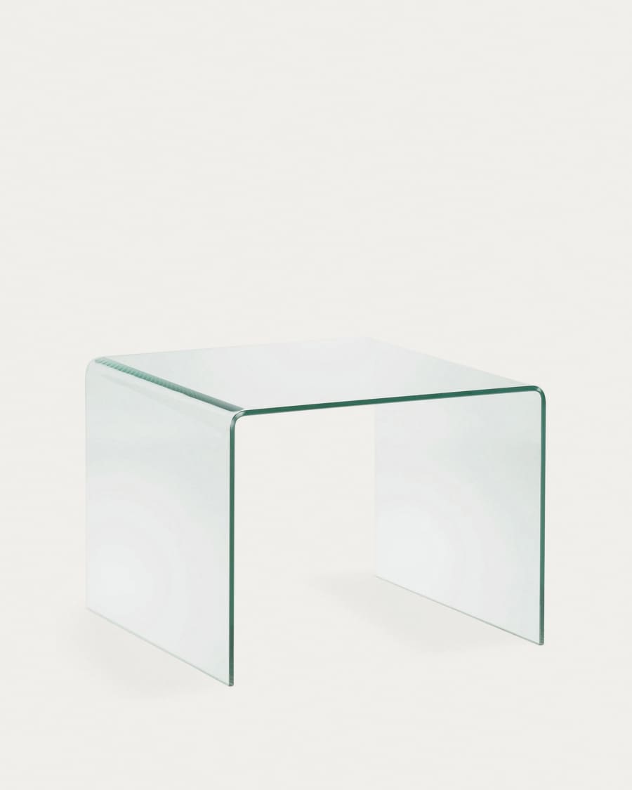 Burano Beistelltisch aus Glas 60 x 60 cm
