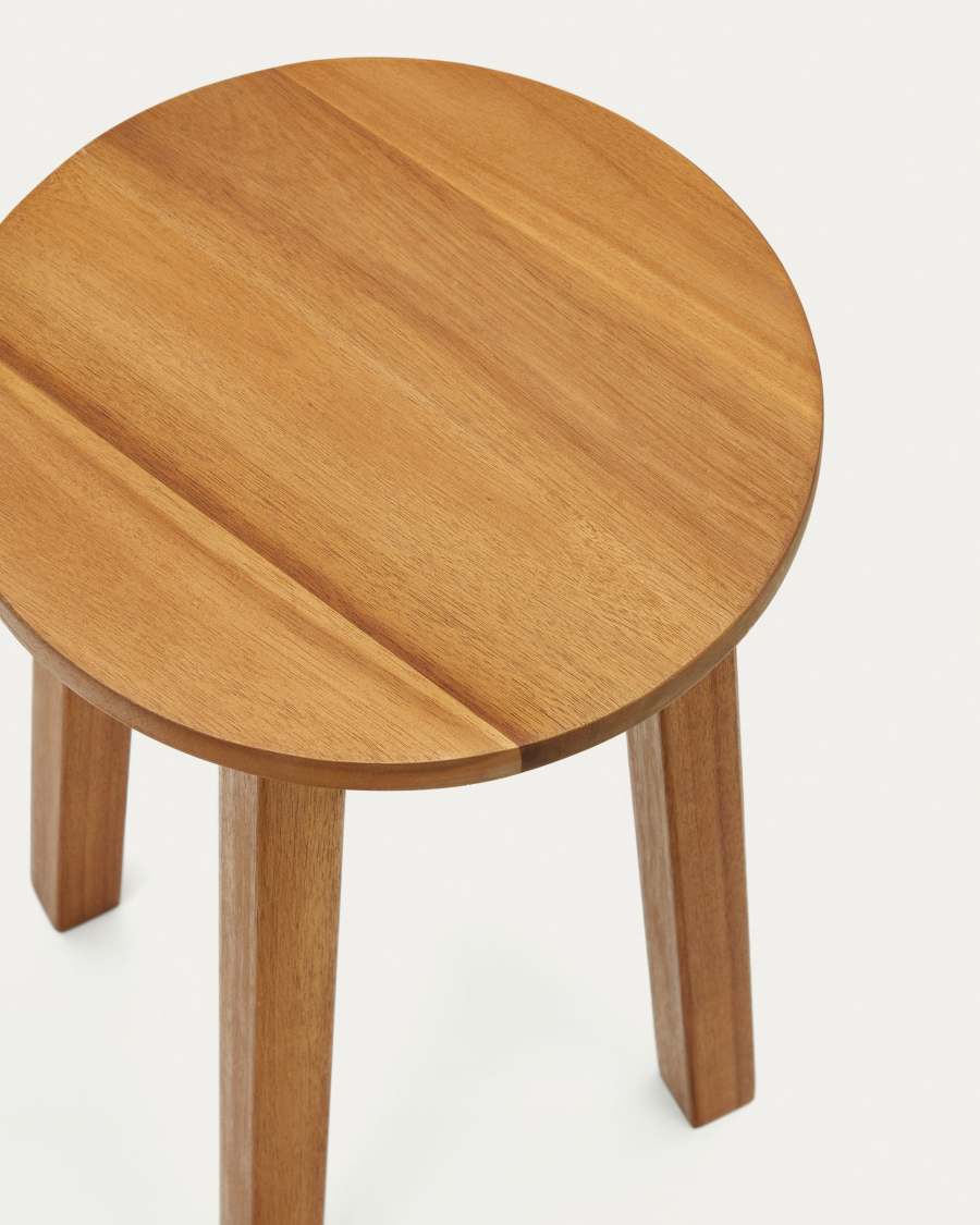 Amel outdoor footrest made from solid acacia wood FSC 100%
