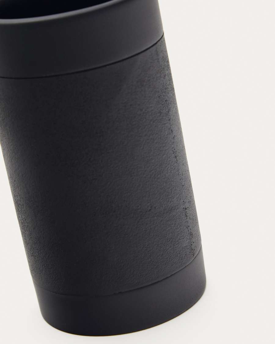 Black Polyresin Sisel Toothbrush Holder