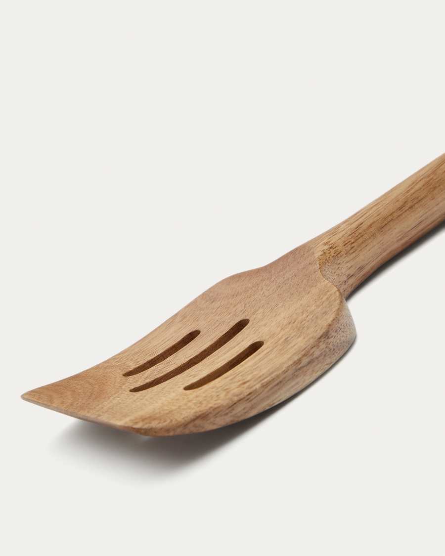 Sataya holed spatula made from FSC 100% acacia wood