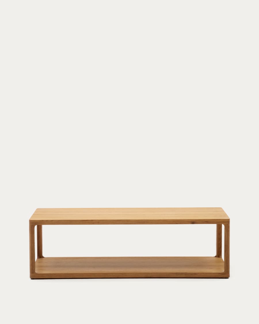 Maymai oak wood coffee table 140 x 65 cm