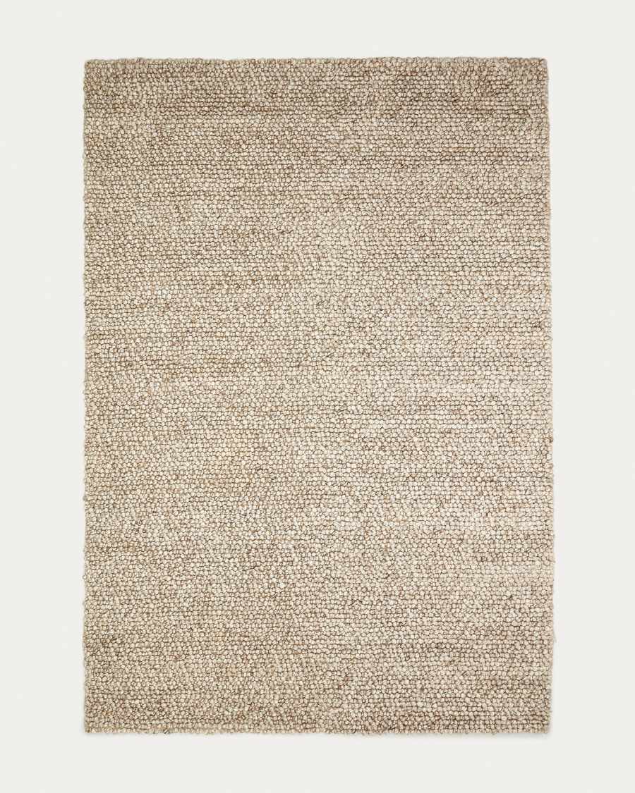 Lubrin rug in grey wool, 200 x 300 cm